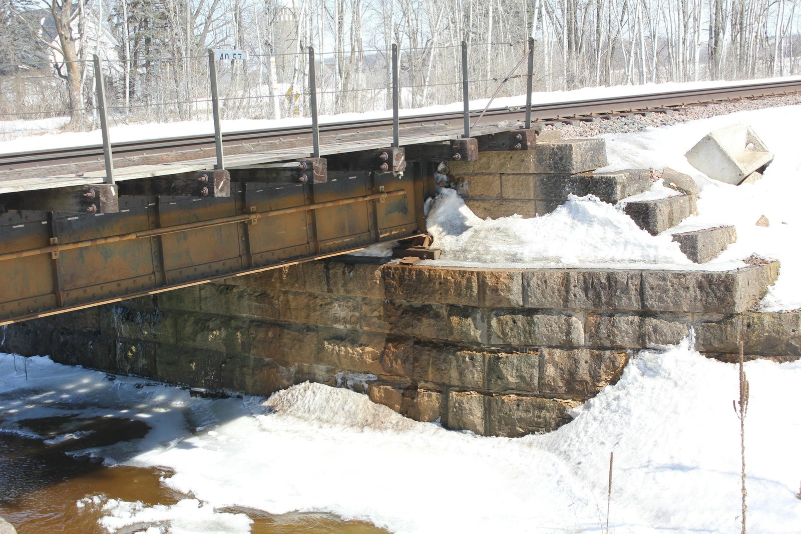 East abutment